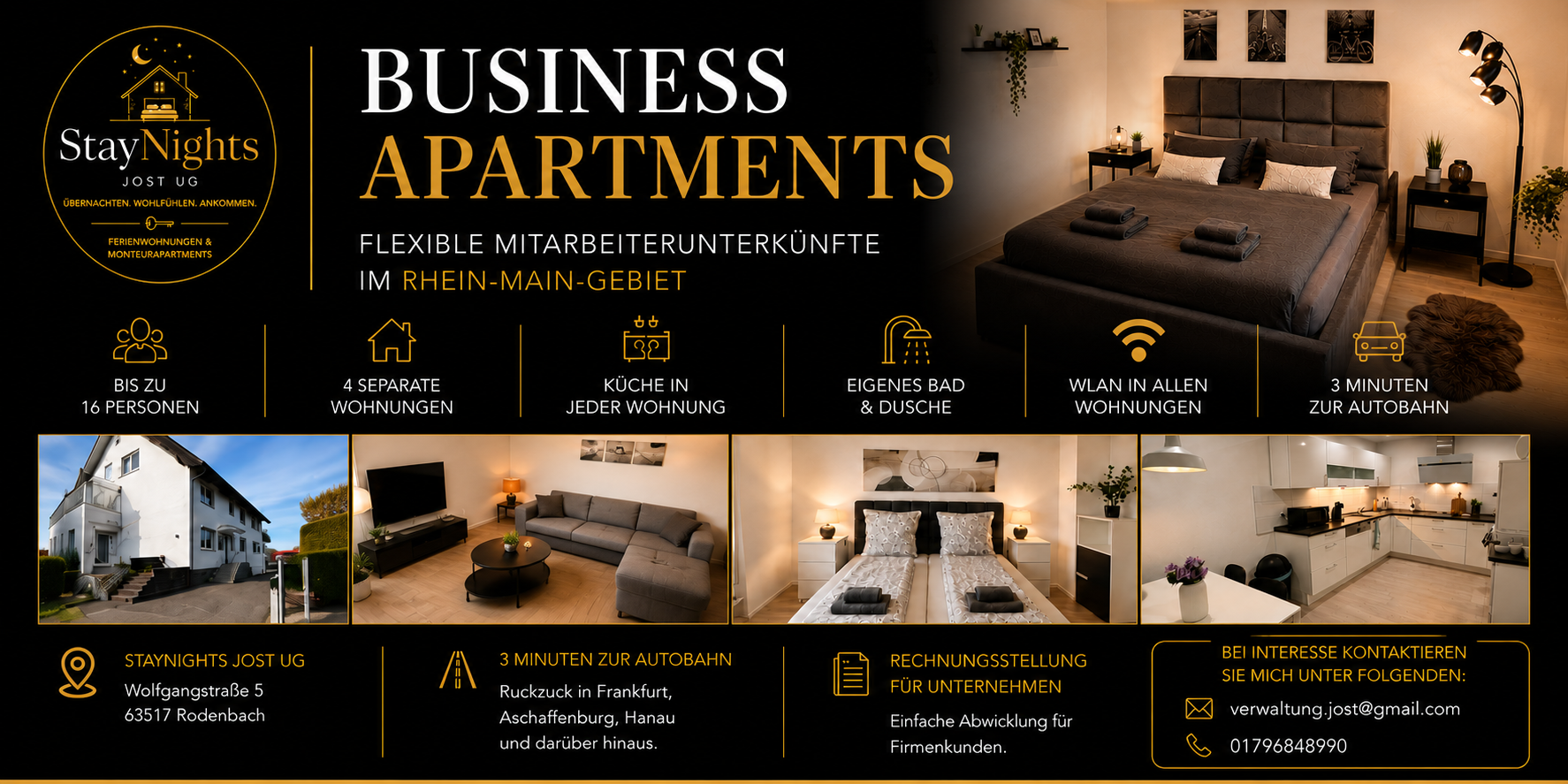 Mitarbeiterunterkunft nahe Hanau und Frankfurt – Tipps für Unternehmen